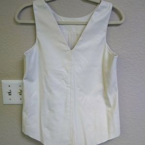 Topshop Faux Leather Top